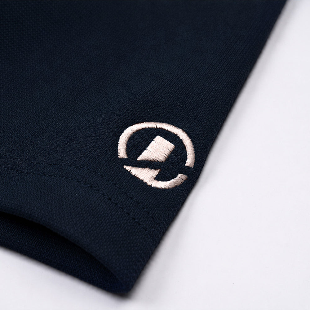 Genesis Grained Tee - Deep Blue