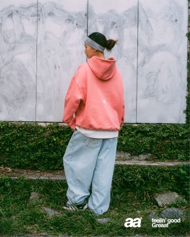 A.A Feelin’ Greaat Hoodie - Coral Pink