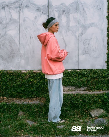 A.A Feelin’ Greaat Hoodie - Coral Pink