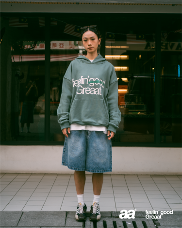 A.A Feelin’ Greaat Hoodie - Sage Green