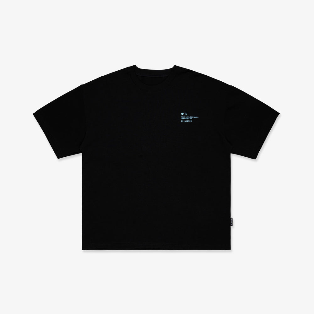 Lucky Neko Tee - Black