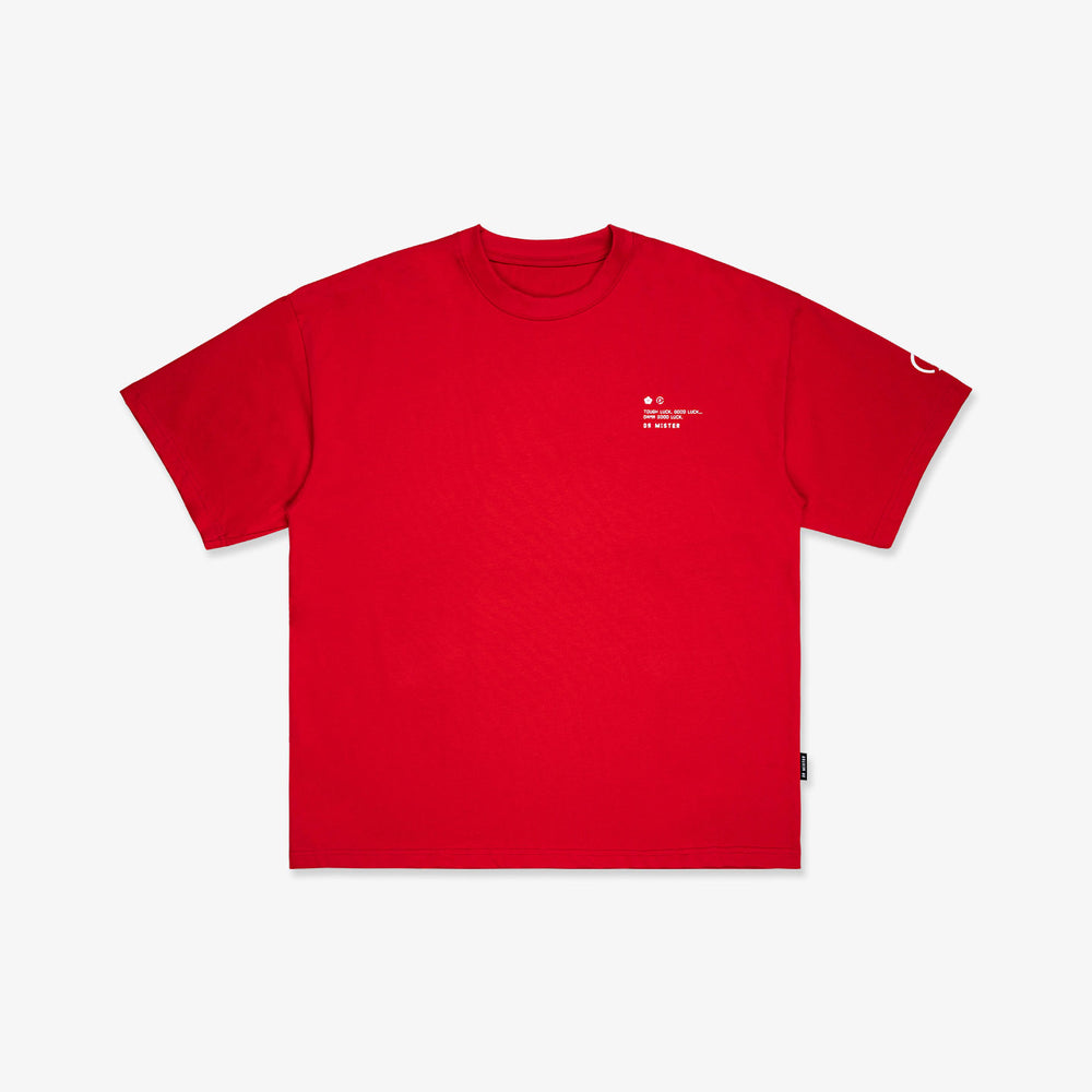 Lucky Neko Tee - Red