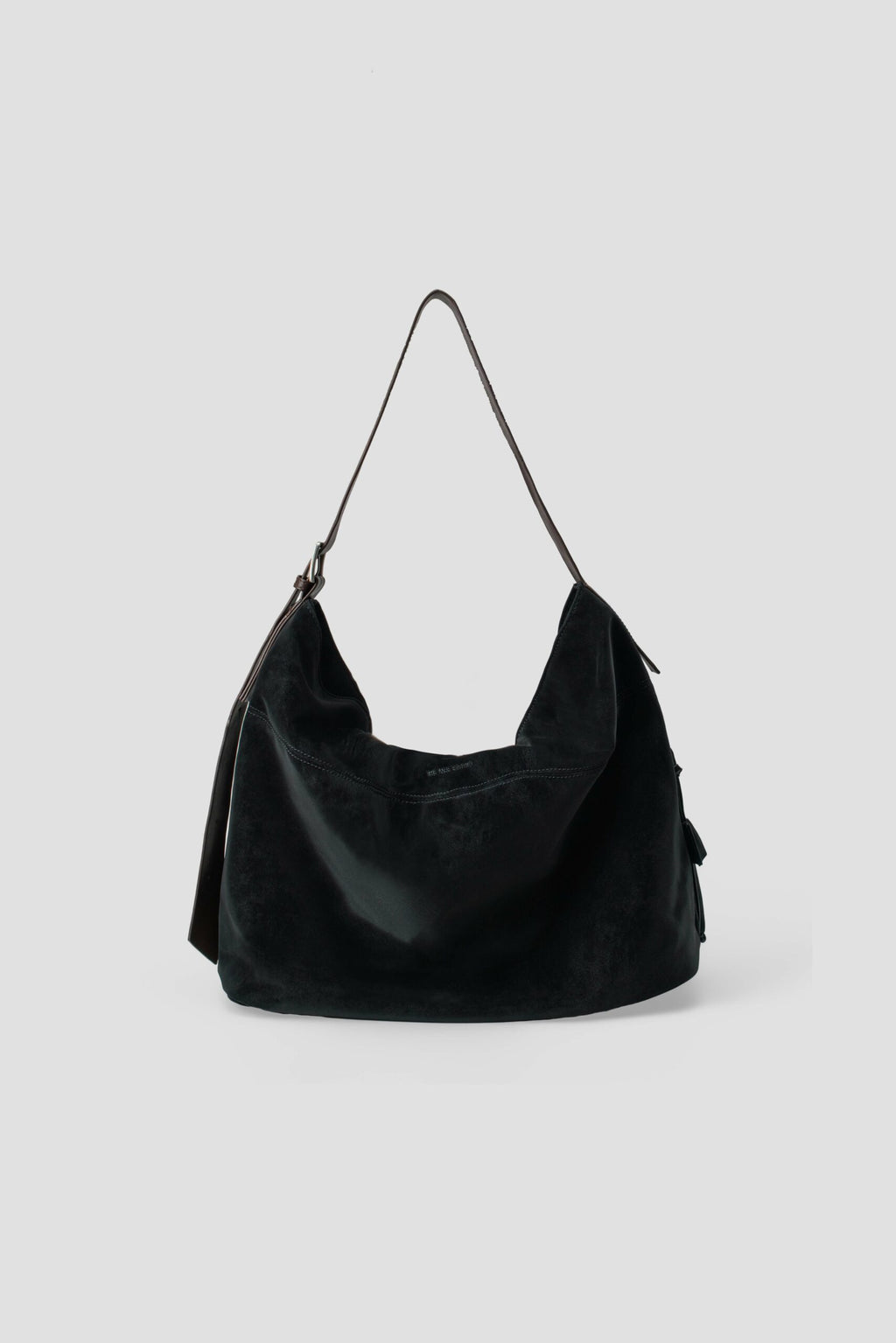 Large Soft Snow Leather Bag (Black)