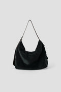 Large Soft Snow Leather Bag (Black)