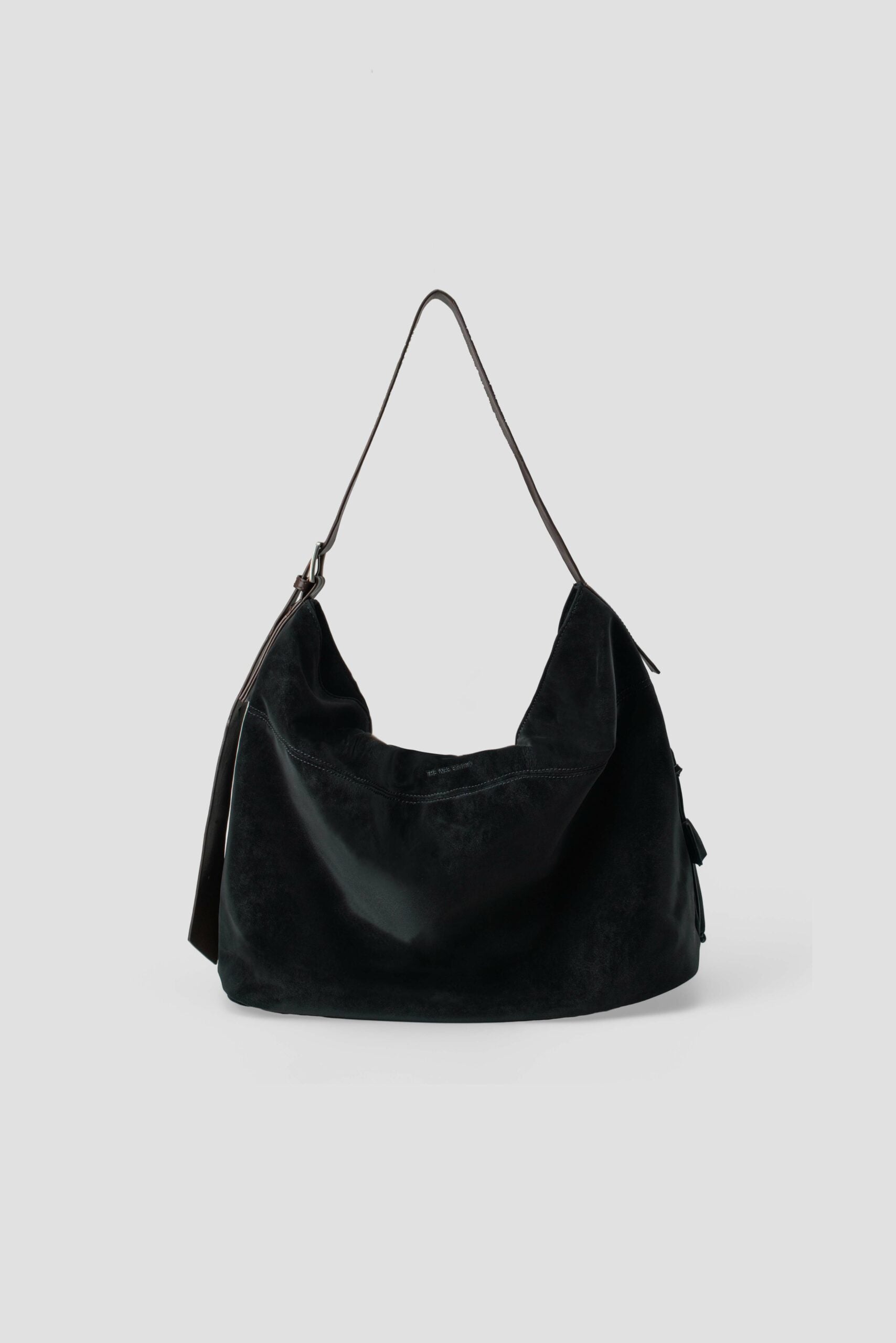 Large Soft Snow Leather Bag (Black)