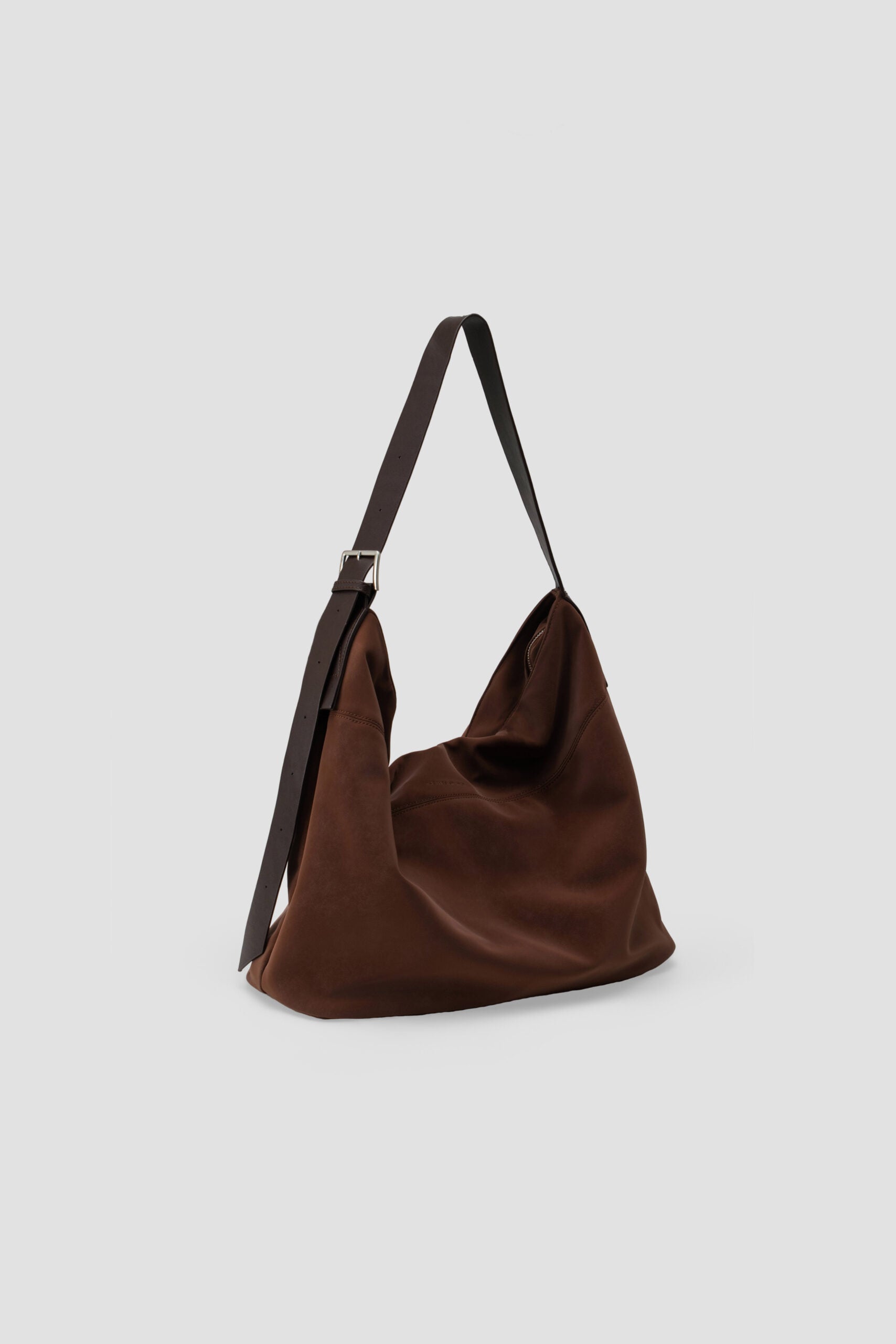 Large Soft Snow Leather Bag (Brown)