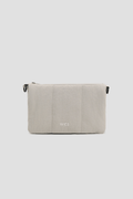 Small Nylon Cushion Pouch (Light Grey)