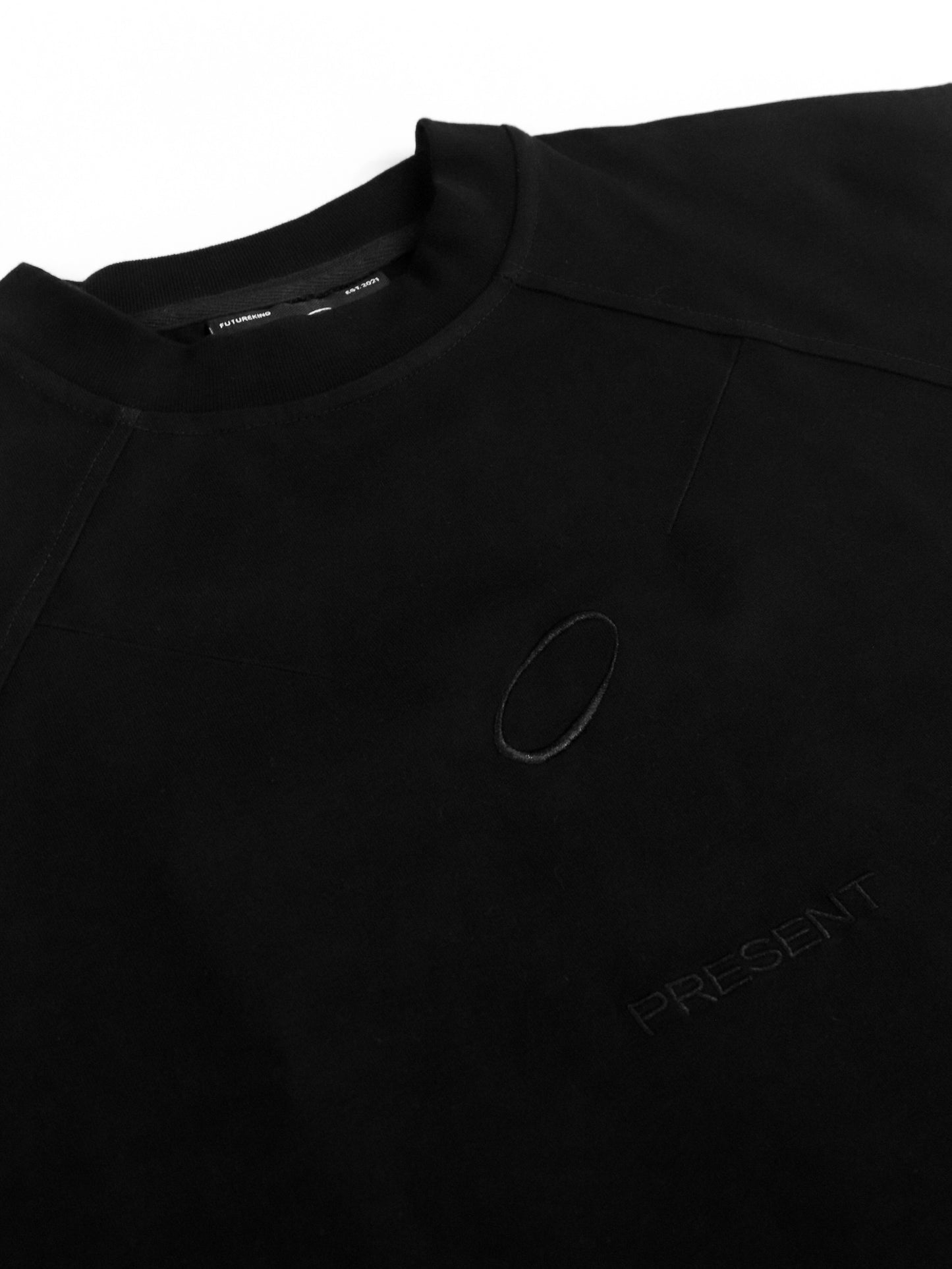 LOGO RAGLAN S/S T-SHIRT (BLACK EMBROID)