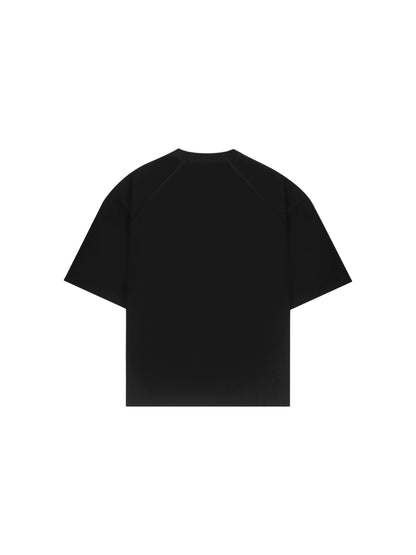 LOGO RAGLAN S/S T-SHIRT (WHITE EMBROID)