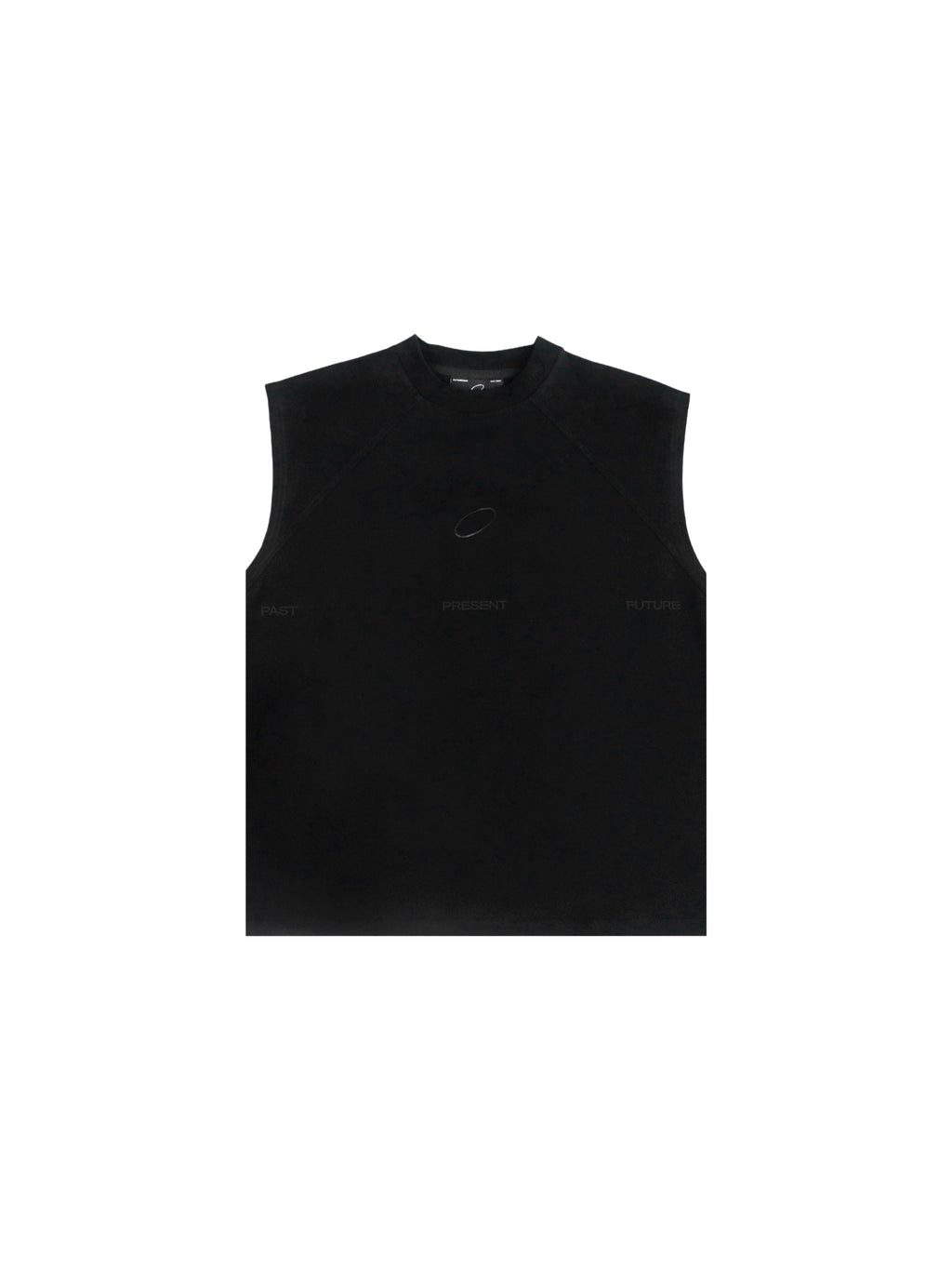 LOGO RAGLAN TANK TOP (BLACK EMBROID)