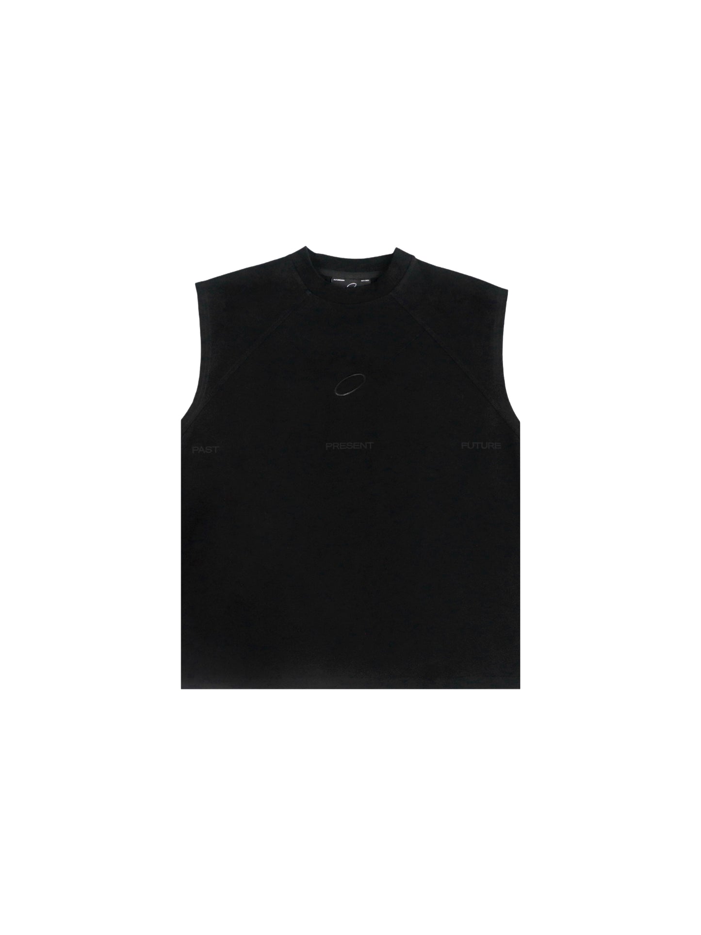 LOGO RAGLAN TANK TOP (BLACK EMBROID)