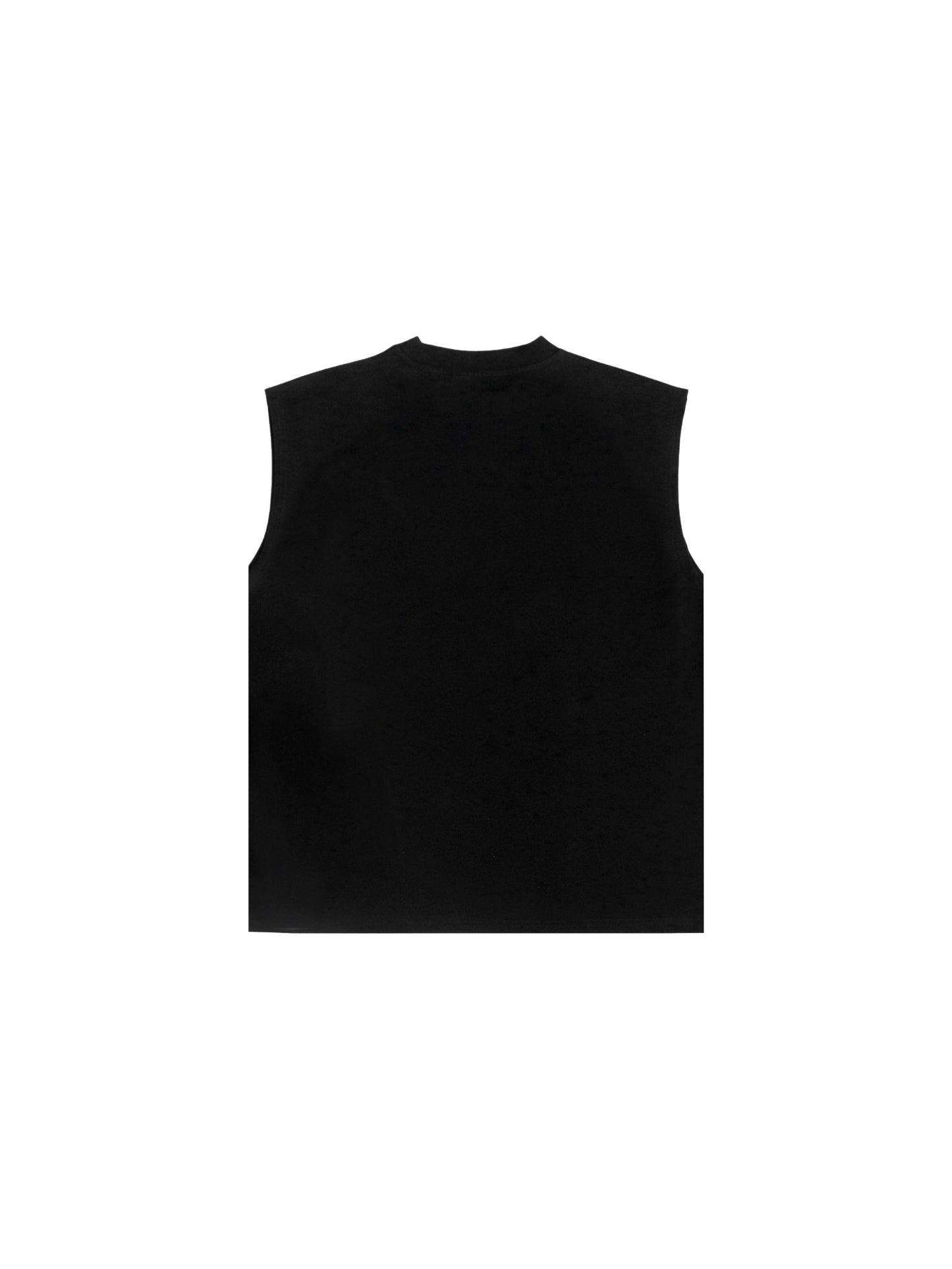 LOGO RAGLAN TANK TOP (BLACK EMBROID)
