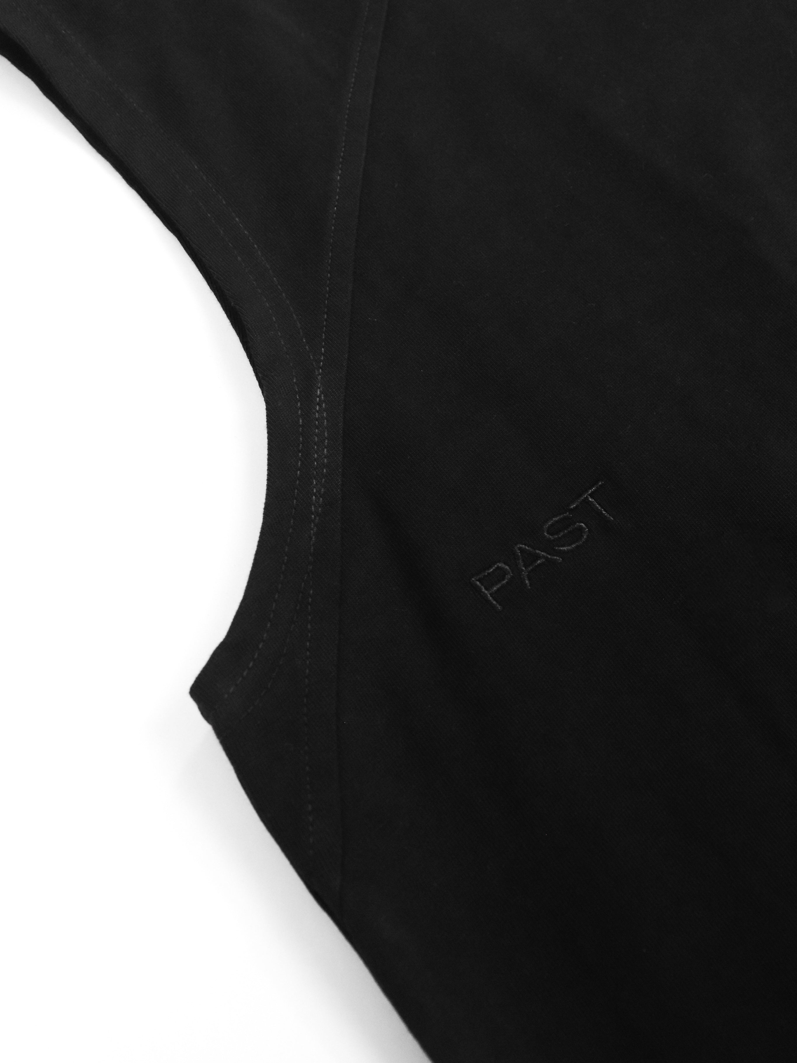 LOGO RAGLAN TANK TOP (BLACK EMBROID)