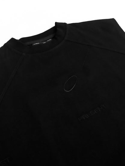 LOGO RAGLAN TANK TOP (BLACK EMBROID)