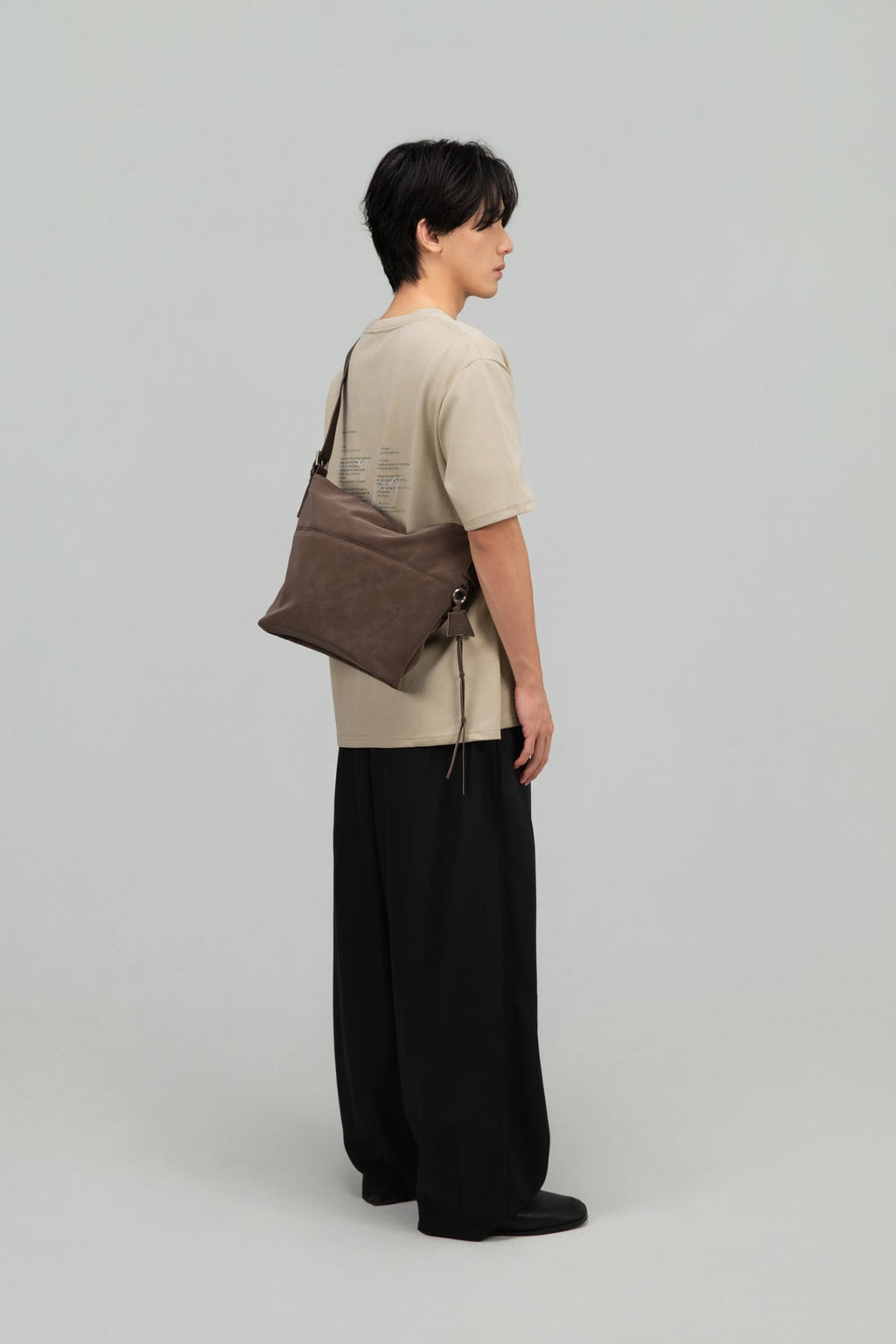 Small Soft Snow Leather Bag (Espresso)
