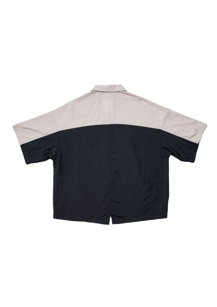 CHECKERED BOXY SHIRT CREAM