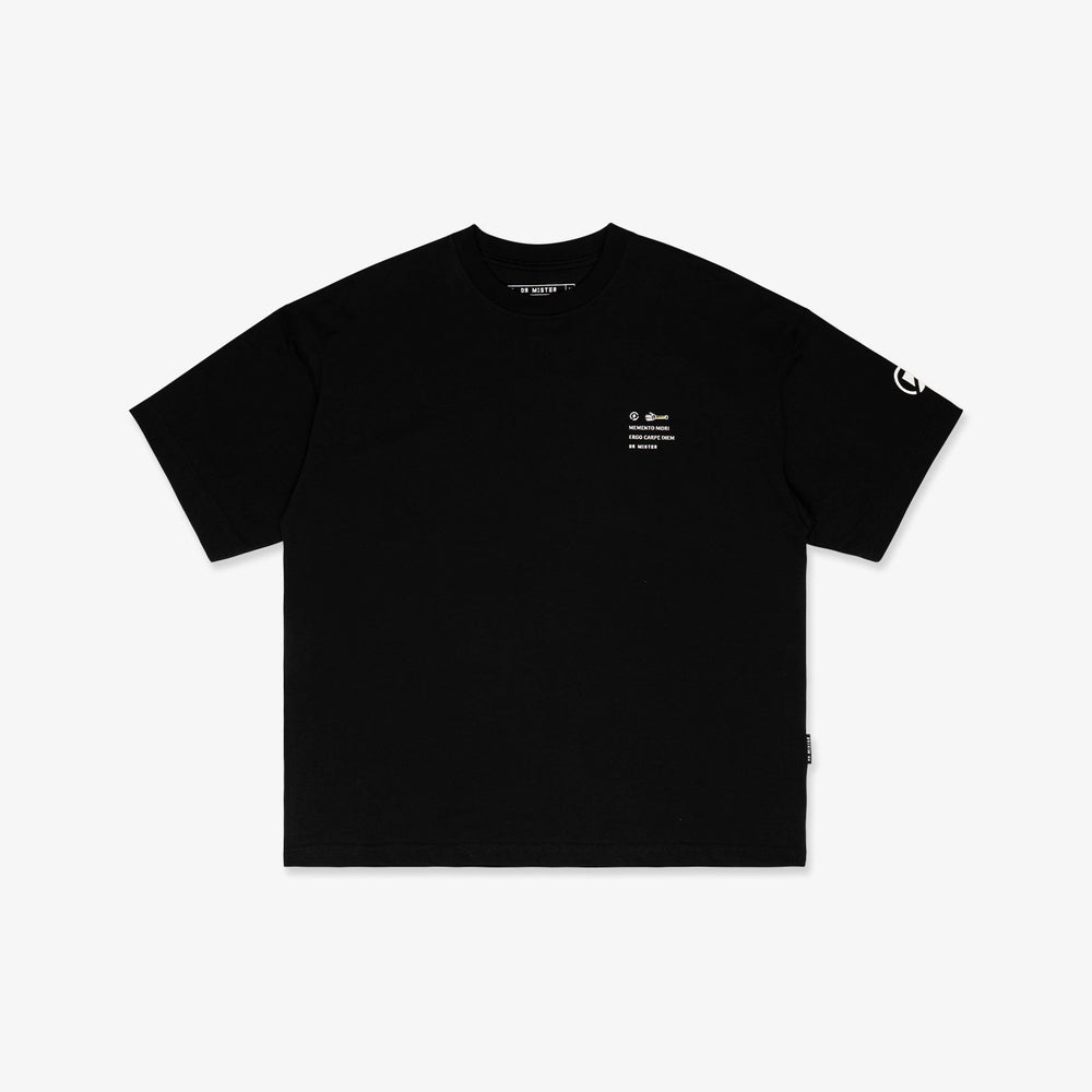 "Rewind" Memento Mori Tee – Black