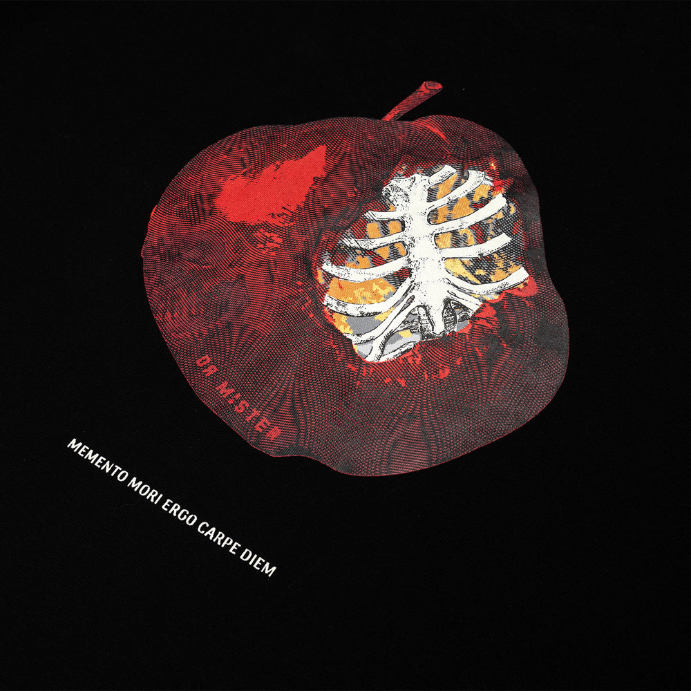 "Rewind" Memento Mori Tee – Black