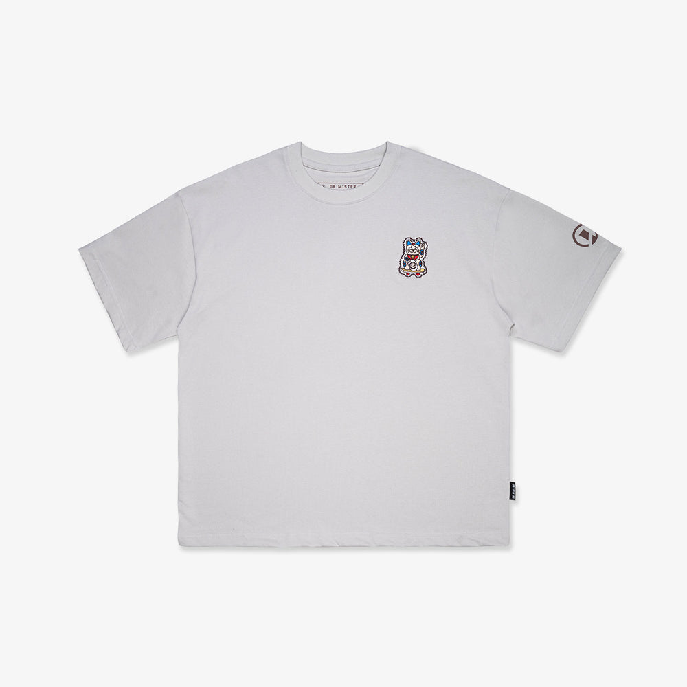 Mini Neko Tee - Ice Grey