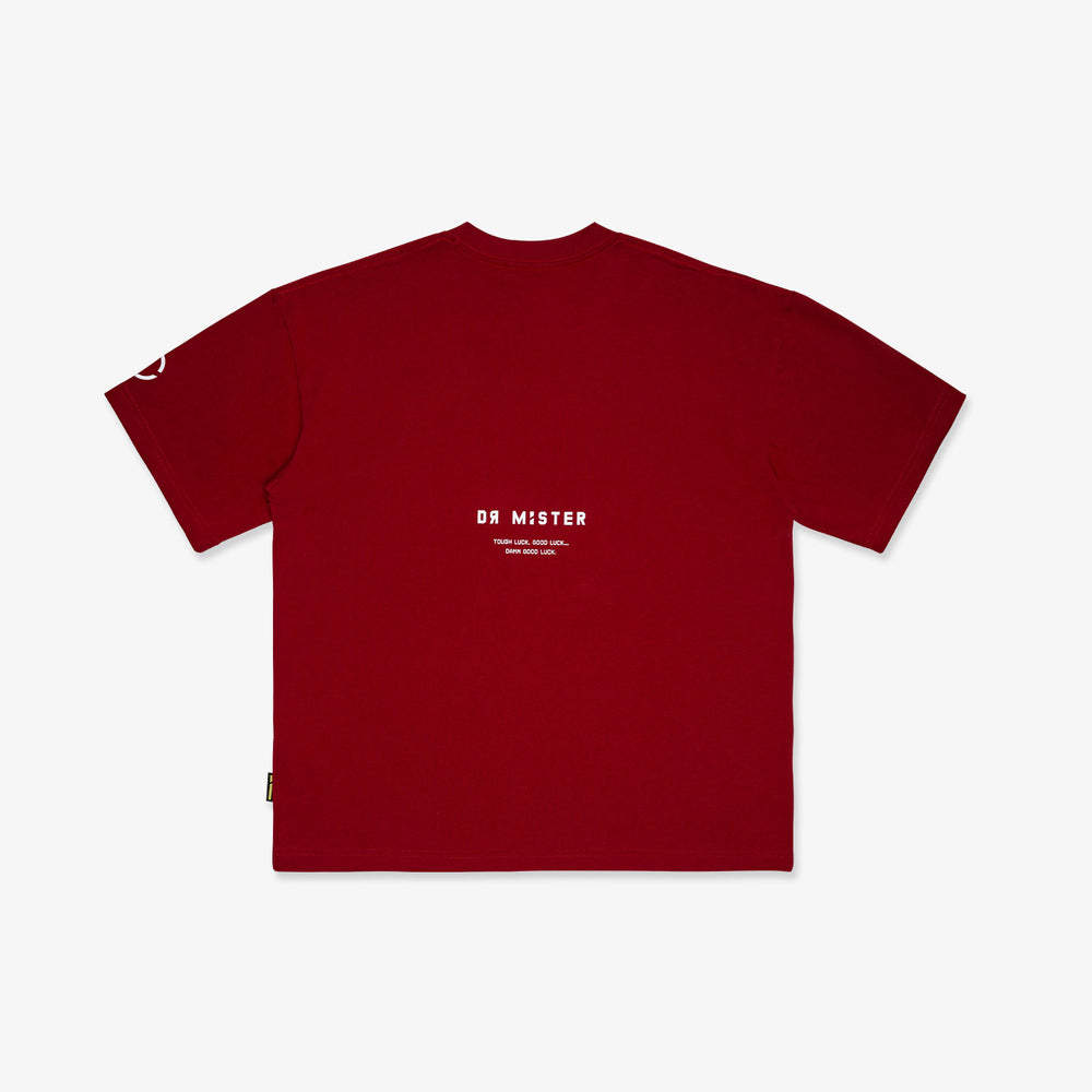 Mini Neko Tee - Wine Red