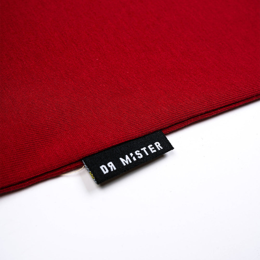 Mini Neko Tee - Wine Red