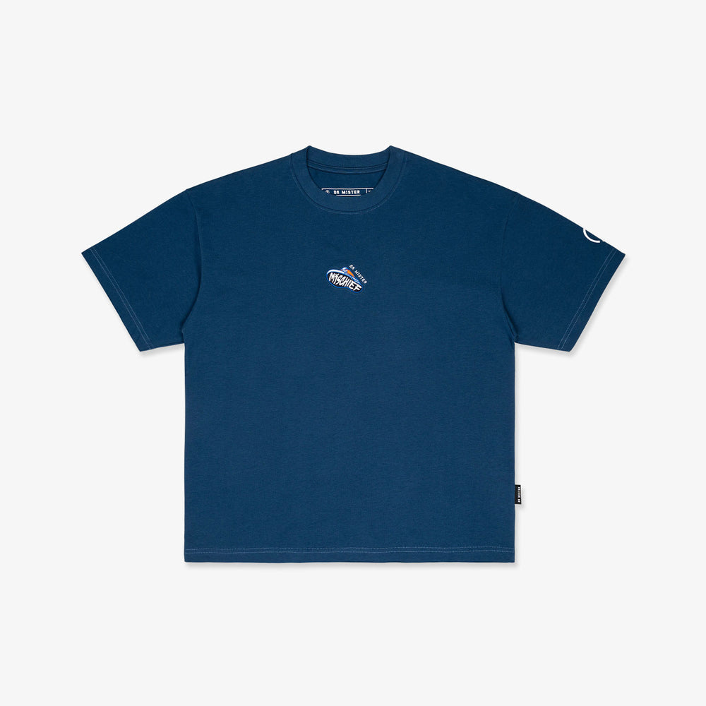 "Rewind" Mischief Tee – Blue