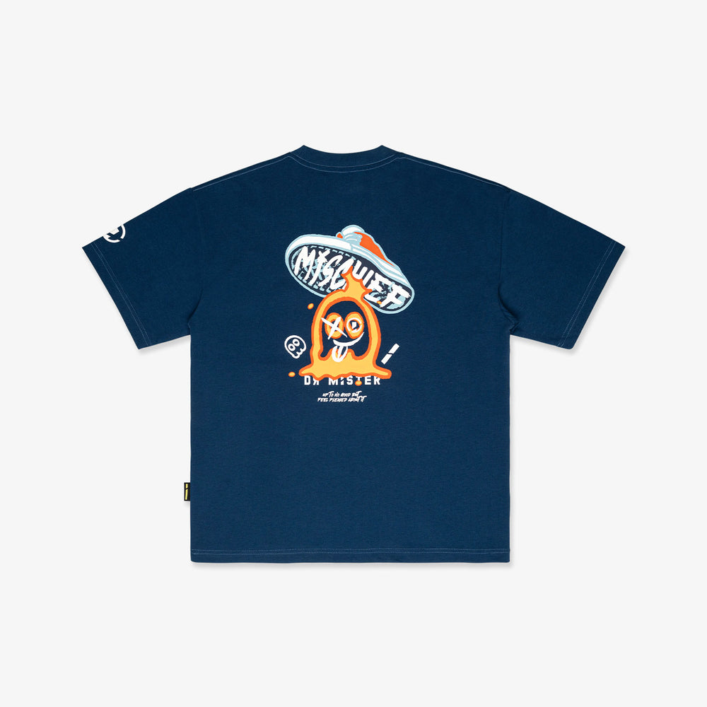 "Rewind" Mischief Tee – Blue