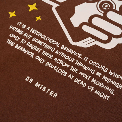 Money Taken Broad Tee - Walnut Brown
