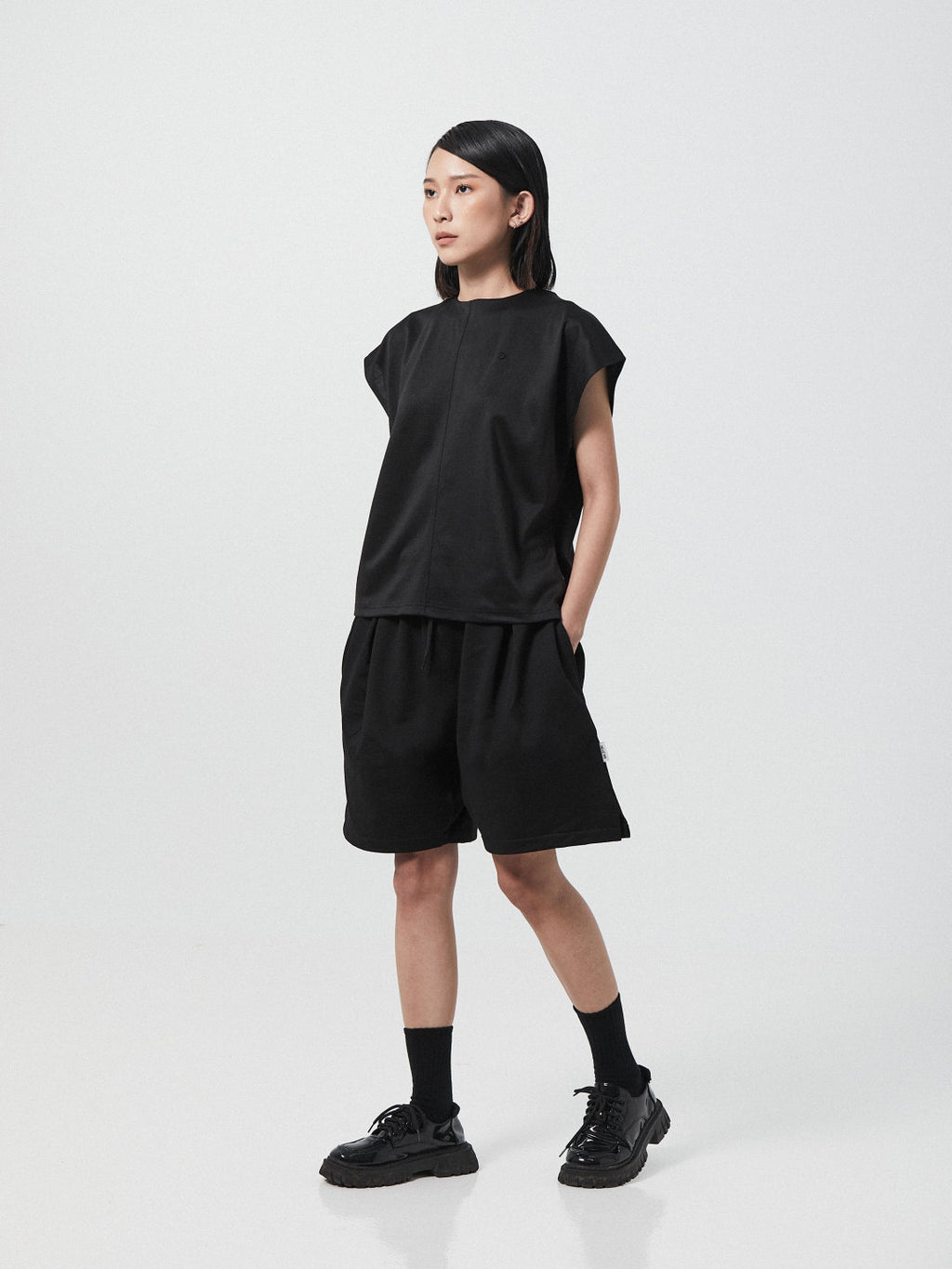 Ordinary Cap Sleeve Top | Black