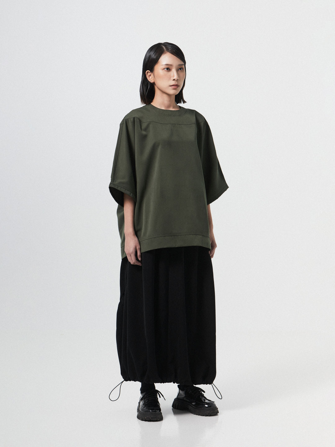 Oversized Winged Bliss Tee | Green