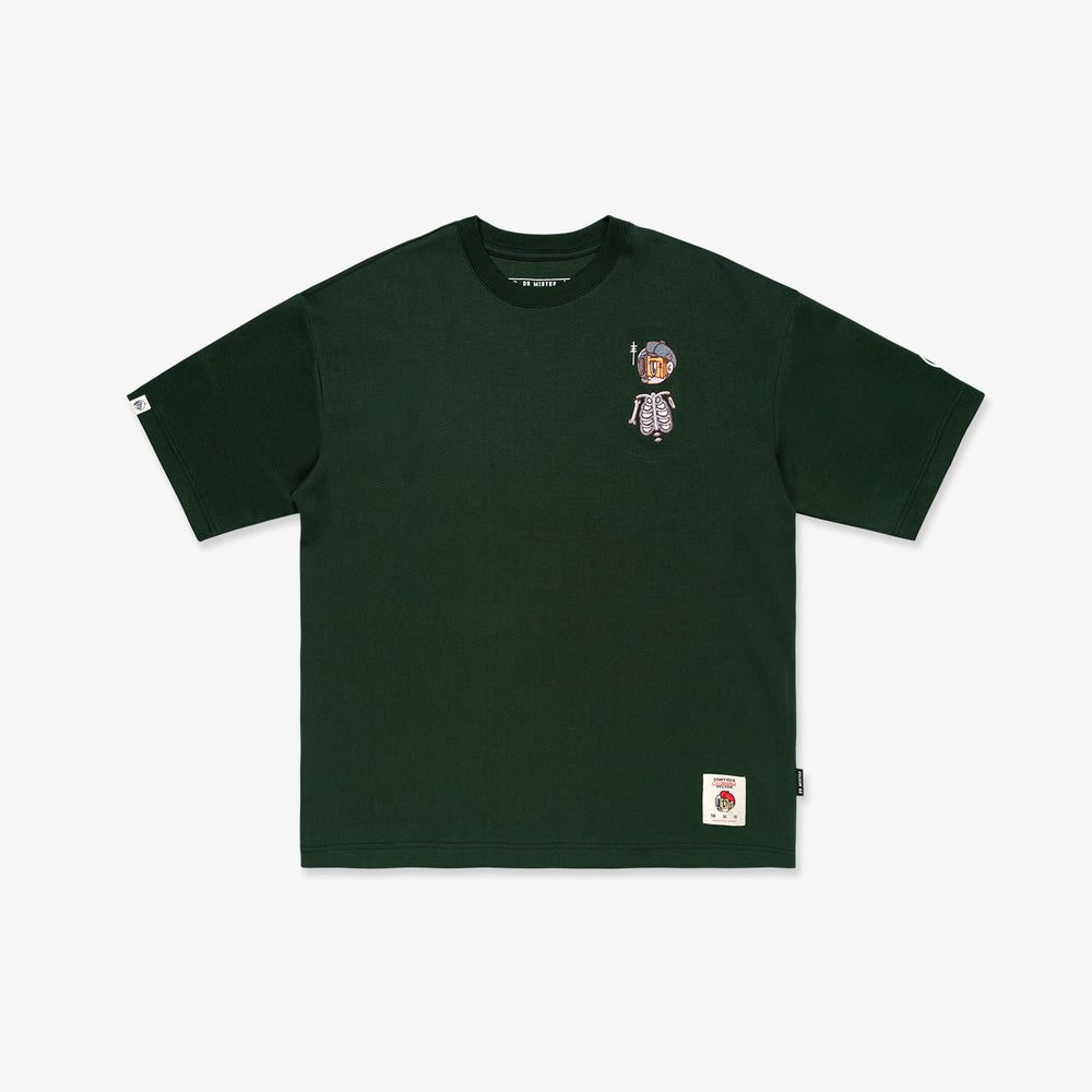 Nothing Matters Heavy Broad Tee - Pine Green
