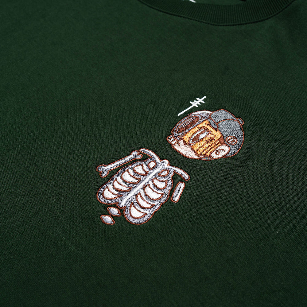 Nothing Matters Heavy Broad Tee - Pine Green