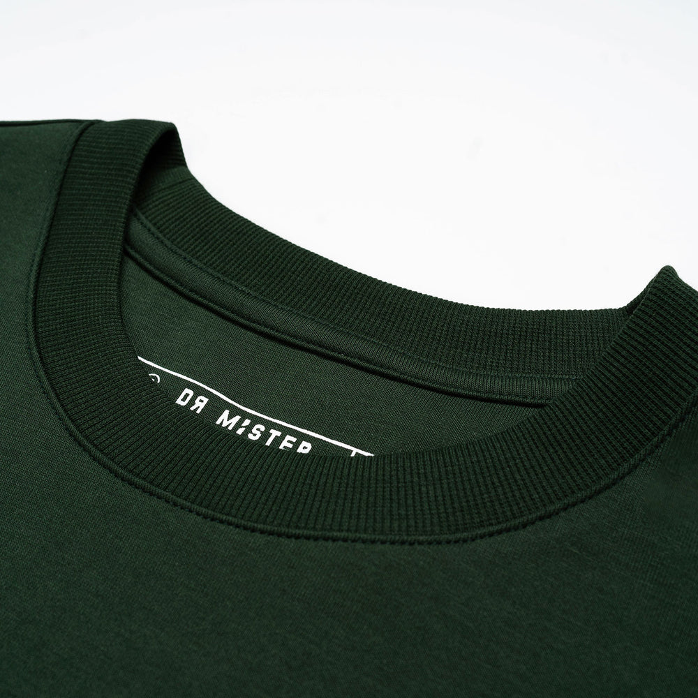 Nothing Matters Heavy Broad Tee - Pine Green