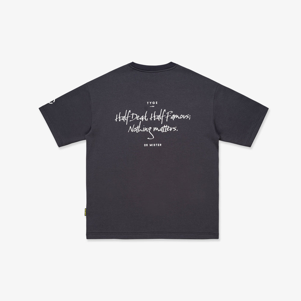 Nothing Matters Heavy Broad Tee - Shadow Grey