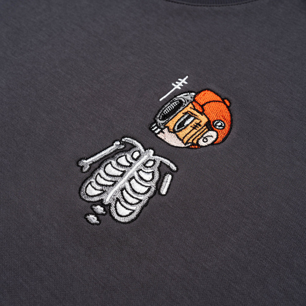 Nothing Matters Heavy Broad Tee - Shadow Grey