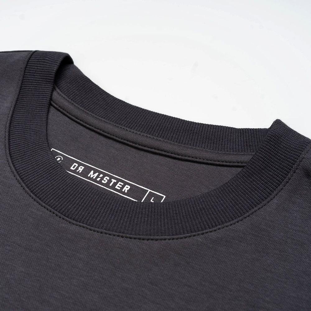 Nothing Matters Heavy Broad Tee - Shadow Grey