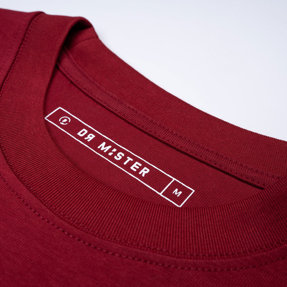 Only Mortal Tee - Wine Red