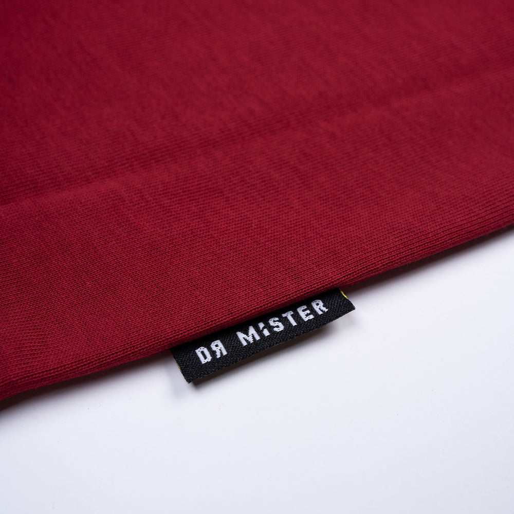 Only Mortal Tee - Wine Red