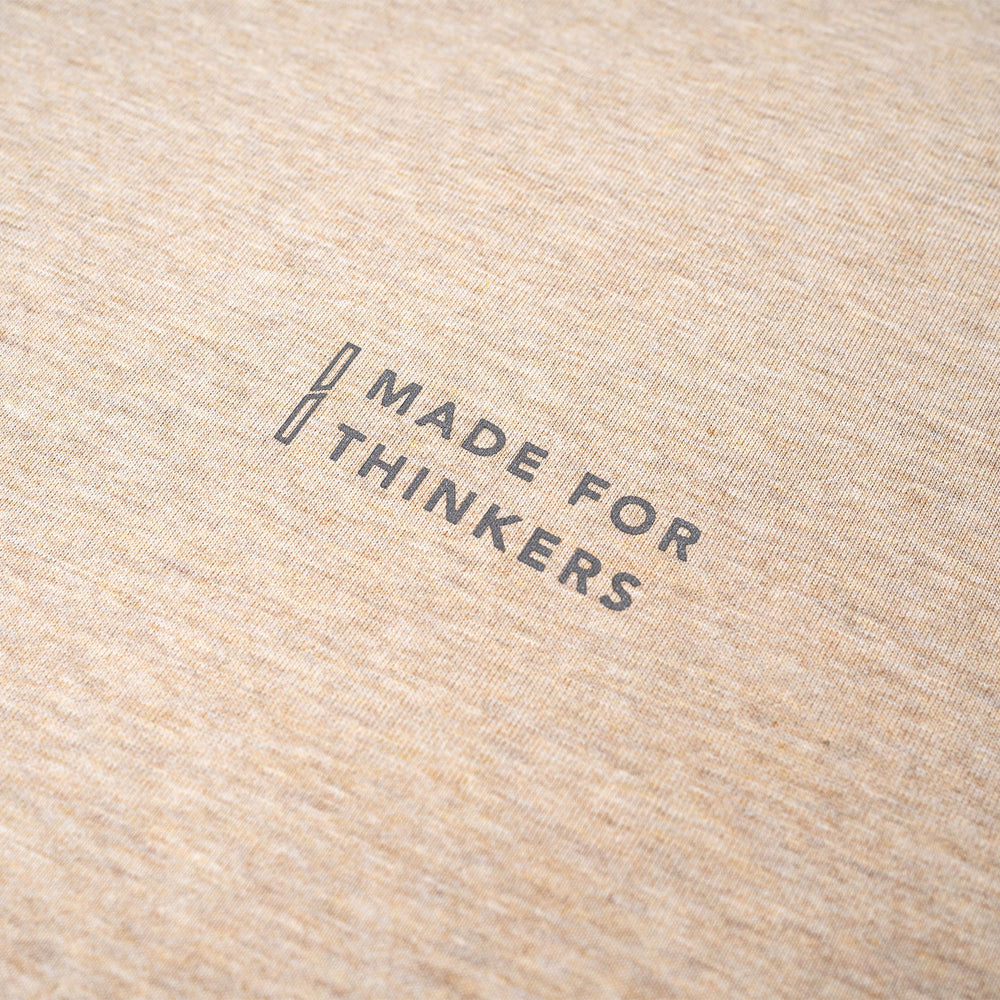 Outline Logo Tee - Melange Beige (Special)