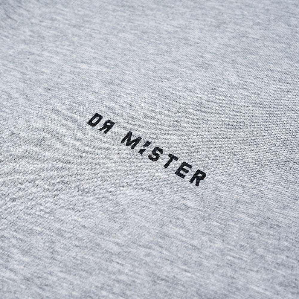 Outline Logo Tee - Melange Grey