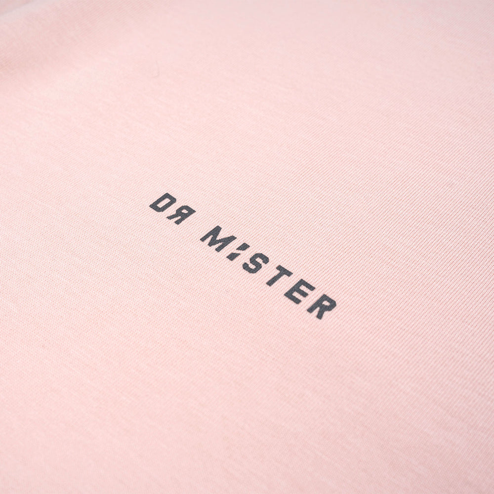 Outline Logo Tee - Faded Pink