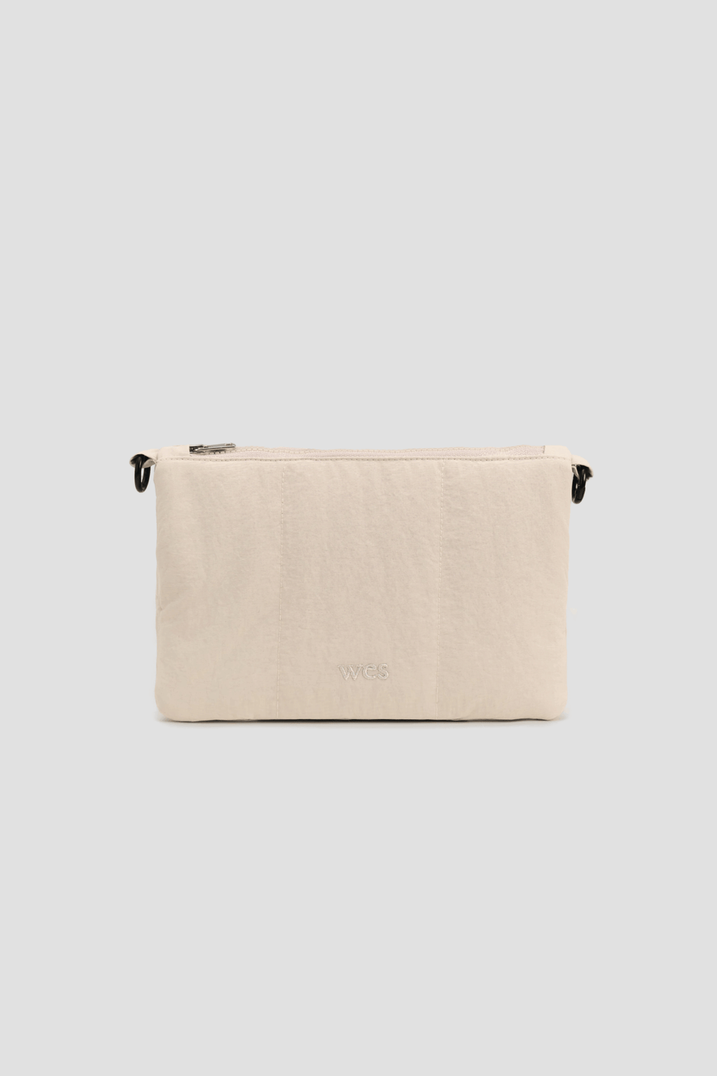 Small Nylon Cushion Pouch (Off White)