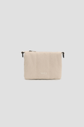 Mini Nylon Cushion Pouch (Off White)