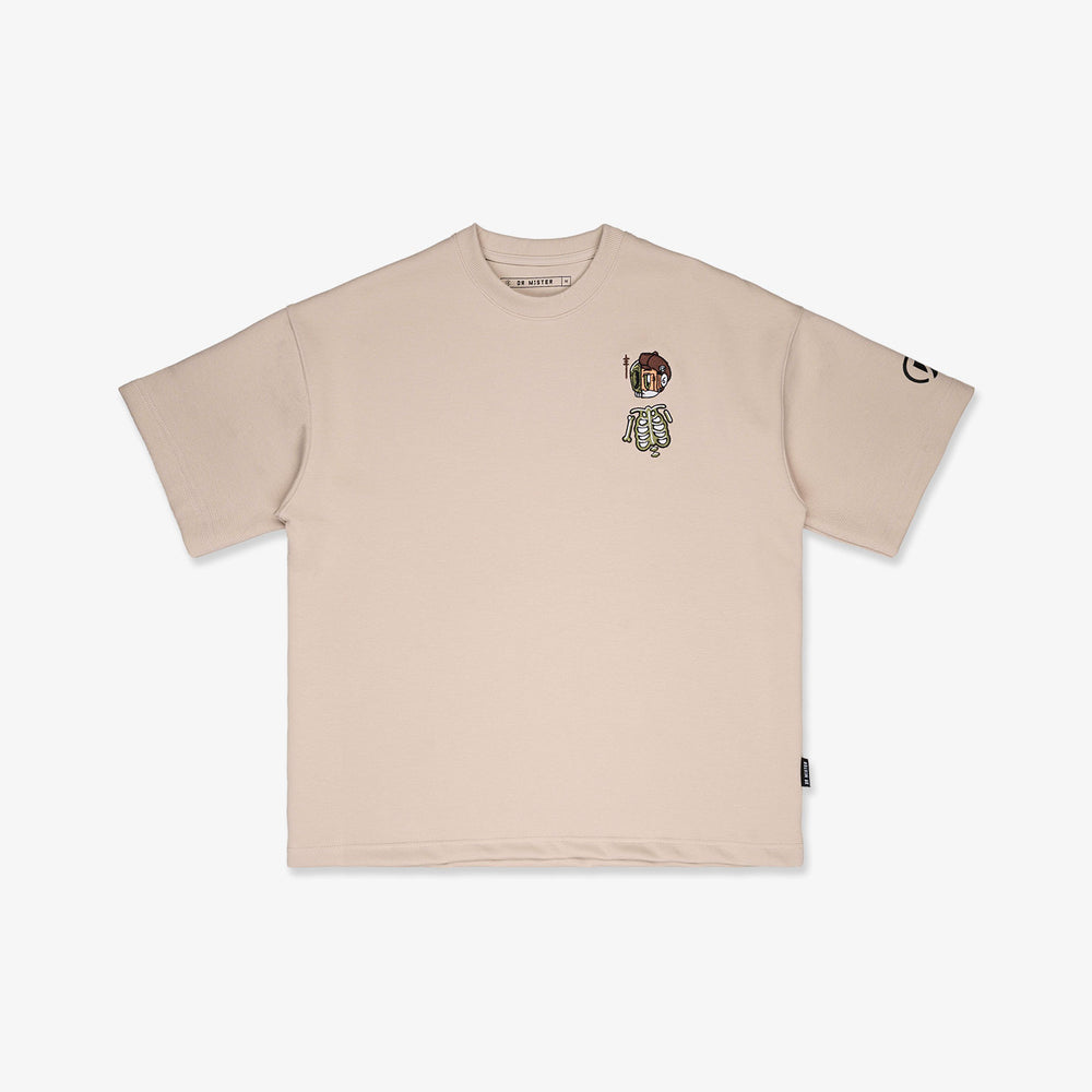 NM Patina Grained Tee - Beige