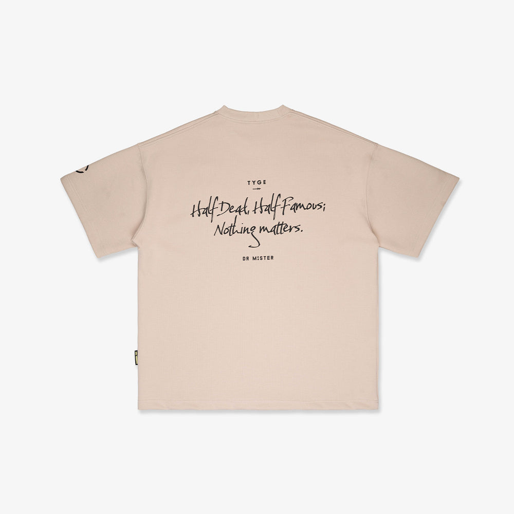 NM Patina Grained Tee - Beige