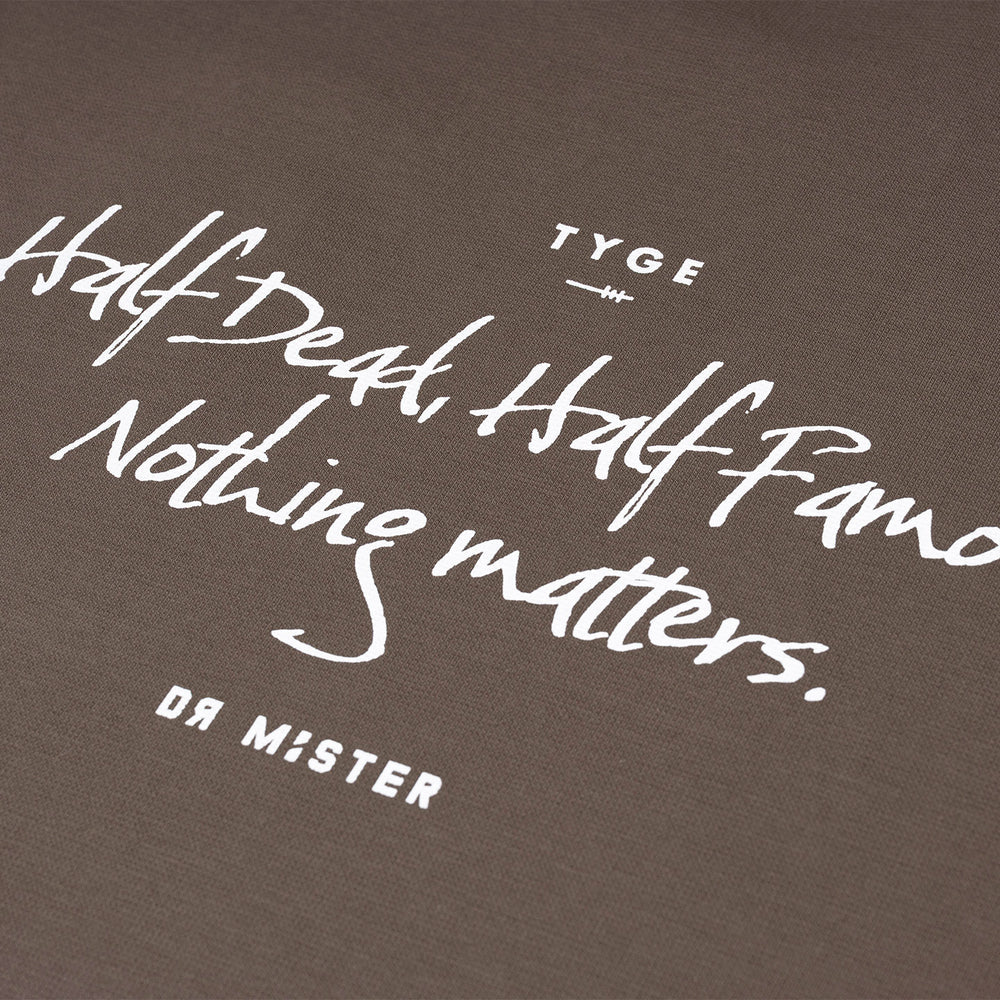 NM Patina Grained Tee - Ash Brown