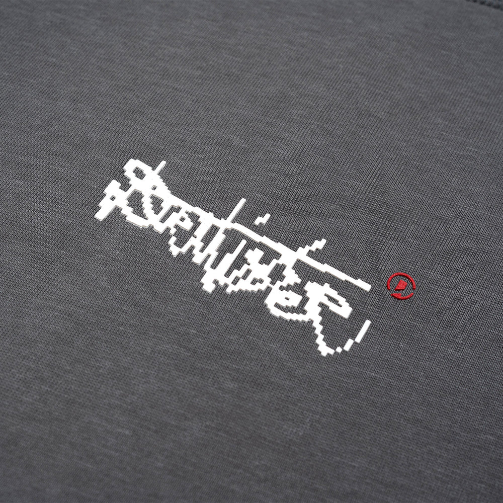 Pixelature Washed Tee - Grey