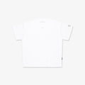 Panelled Drop Shoulder Oversized Jersey - White