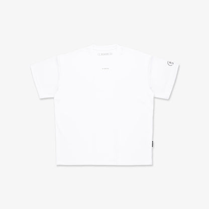 Panelled Drop Shoulder Oversized Jersey - White