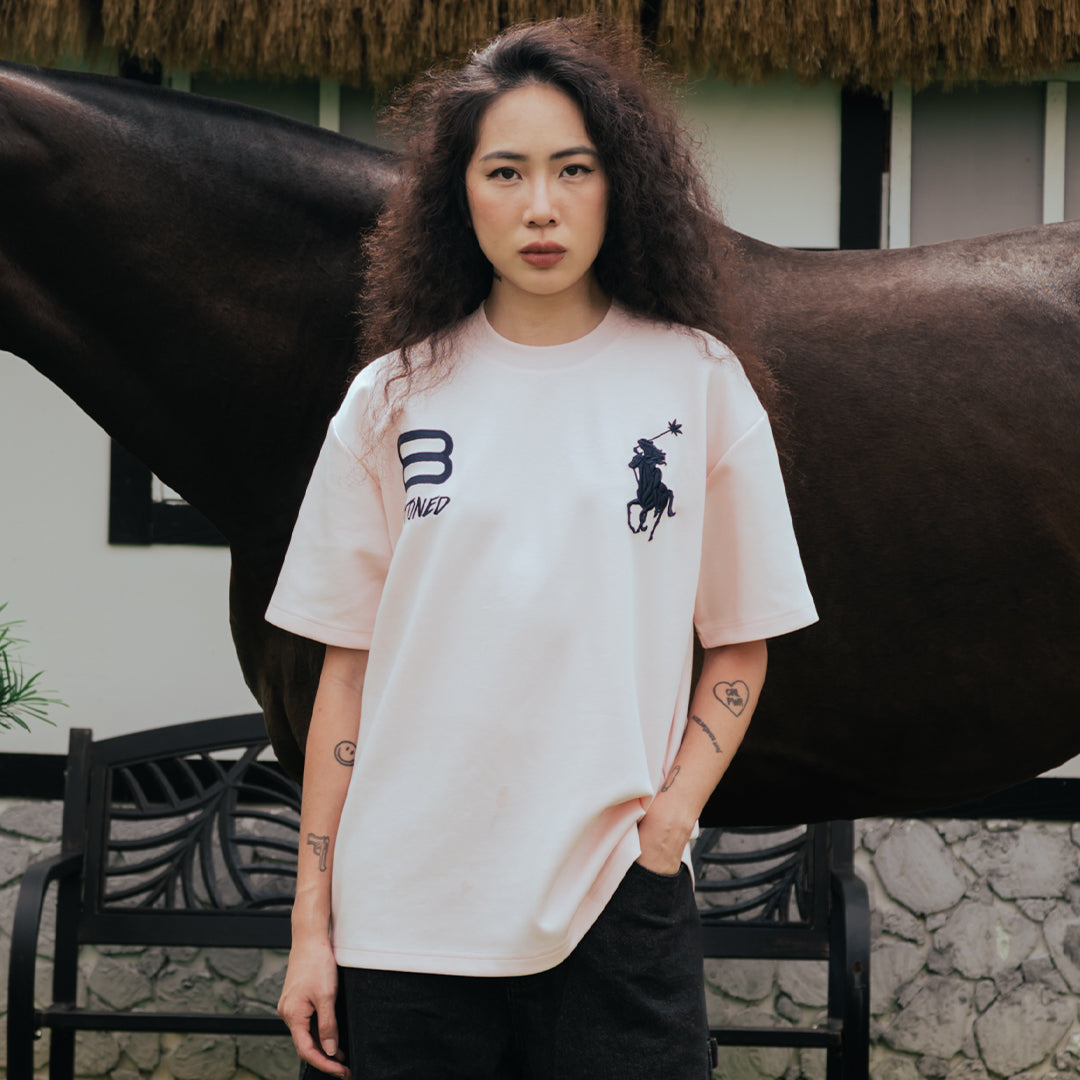 Dark Horse : Polo Tshirt Pink